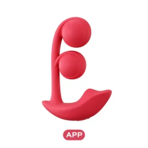 Clitoral and G-spot stimulator with pressure-sensing Kegel ball technology