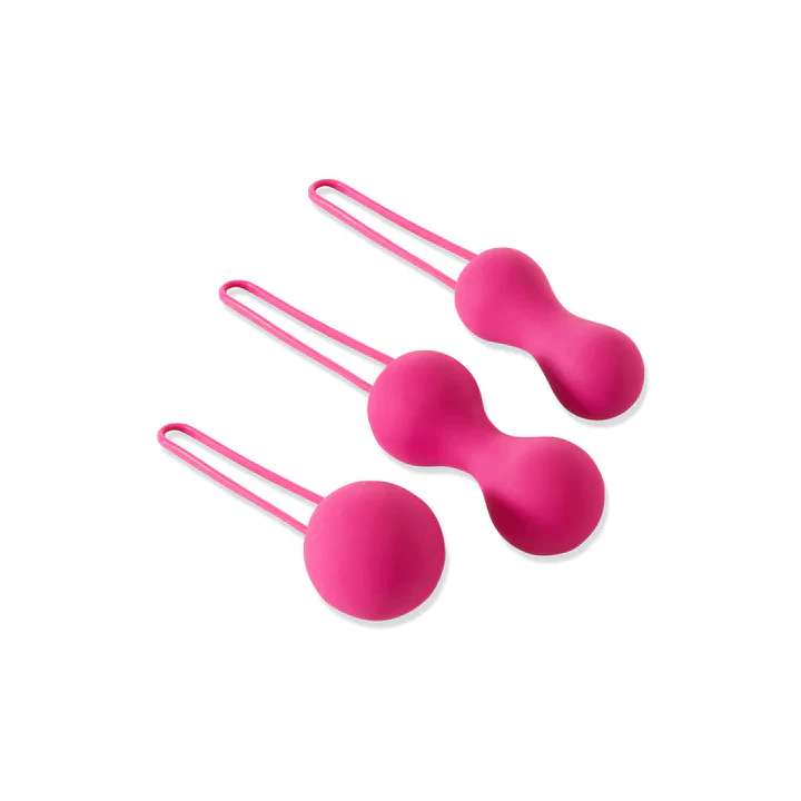 I’m Playing-Friend Ami 3-Step Silicone Kegel Ball Set – Fuchsia – Image 3
