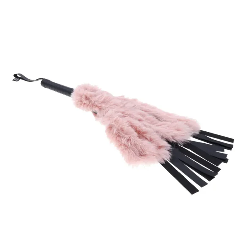 Sex & Mischief Brat Faux Fur Flogger – Premium Soft Sensory Whip – Image 2