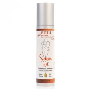 SensuOil Edible Oil-Based Lubricant | 100ml- Emu Dundee - MADE IN QUEBEC/CANADA