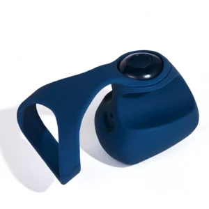 Dame Products Fin Flexible Finger Vibrator – Navy Blue