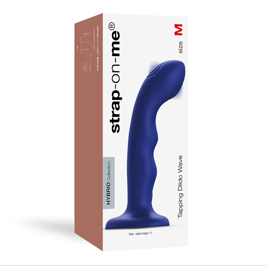STRAP-ON-ME TAPPING DILDO WAVE - NIGHT BLUE – Image 2