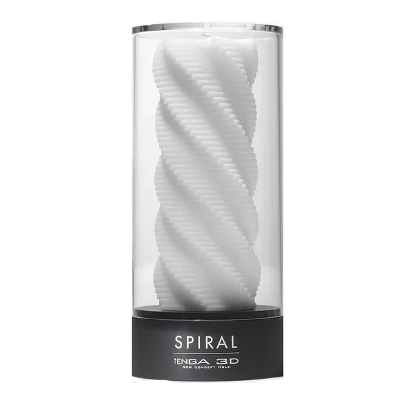 Tenga 3D Spiral Reusable Male Masturbator Discreet Sculpted Stroker