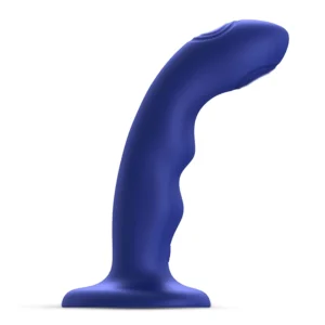 STRAP-ON-ME TAPPING DILDO WAVE - NIGHT BLUE