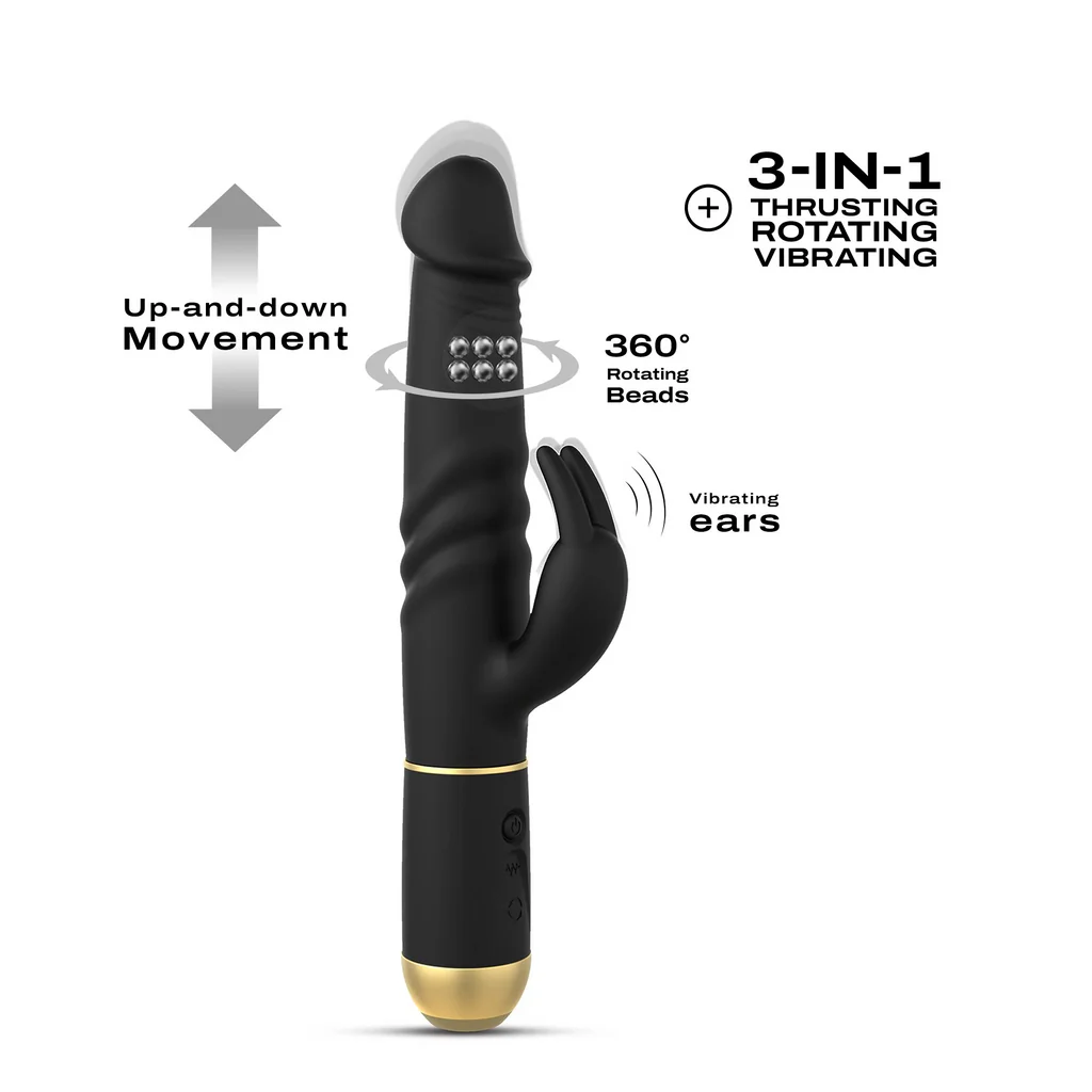 Dorcel Furious Rabbit 2.0 3-in-1 Thrusting and Rotating Rabbit Vibrator