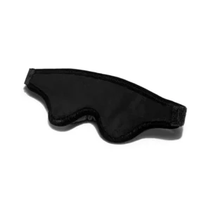 Liberator-Black Label Loveblind Plush Blindfold Black Microfiber