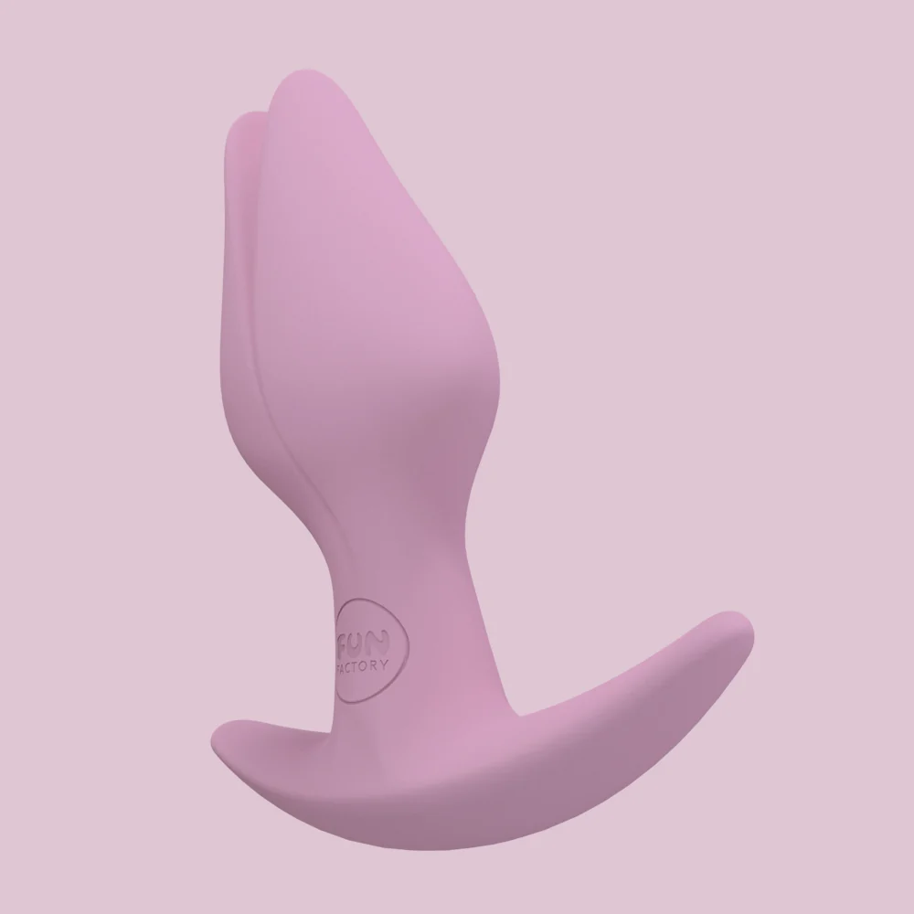 Fun Factory Bootie Female — Asymmetric Base Silicone Anal Plug for Simultaneous Vaginal Play – Image 3