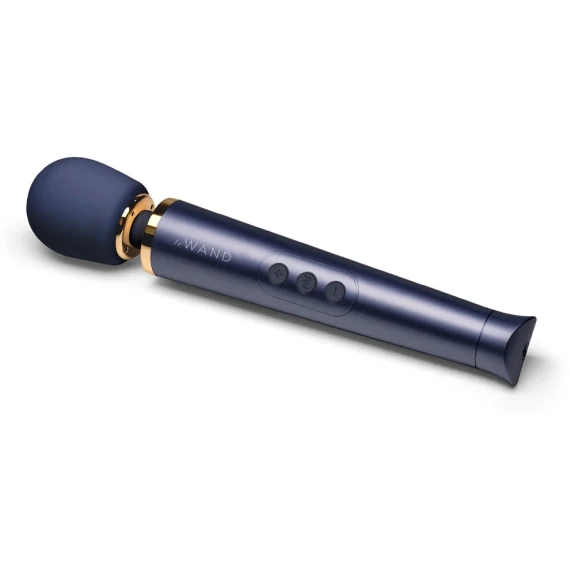 Le Wand Petite Rechargeable Wand Massager — Navy Blue