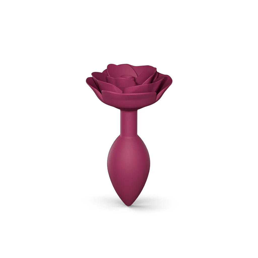 L’Amour d’Aimer Open Roses Metal Floral Anal Plug – Size M
